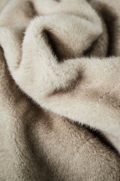 Fluffy basic coat - Beige h5 Picture5